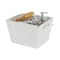 Simplify Storage Bin, Plastic, Grey, 10 in H, 12 in W, 10 in L 25092-HEATHERGREY - alternate 2